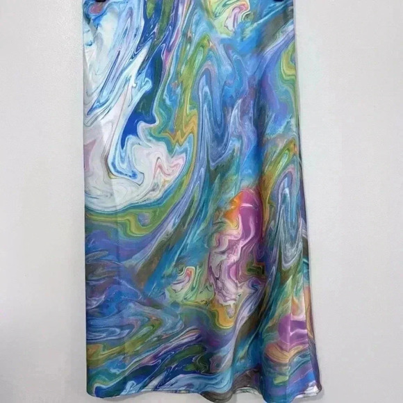 Sigrid Olsen Skirt&Halter SZ M Watercolor’s NWT RESORT WEAR CRIUSE SEXY SUMMER - Picture 7 of 10
